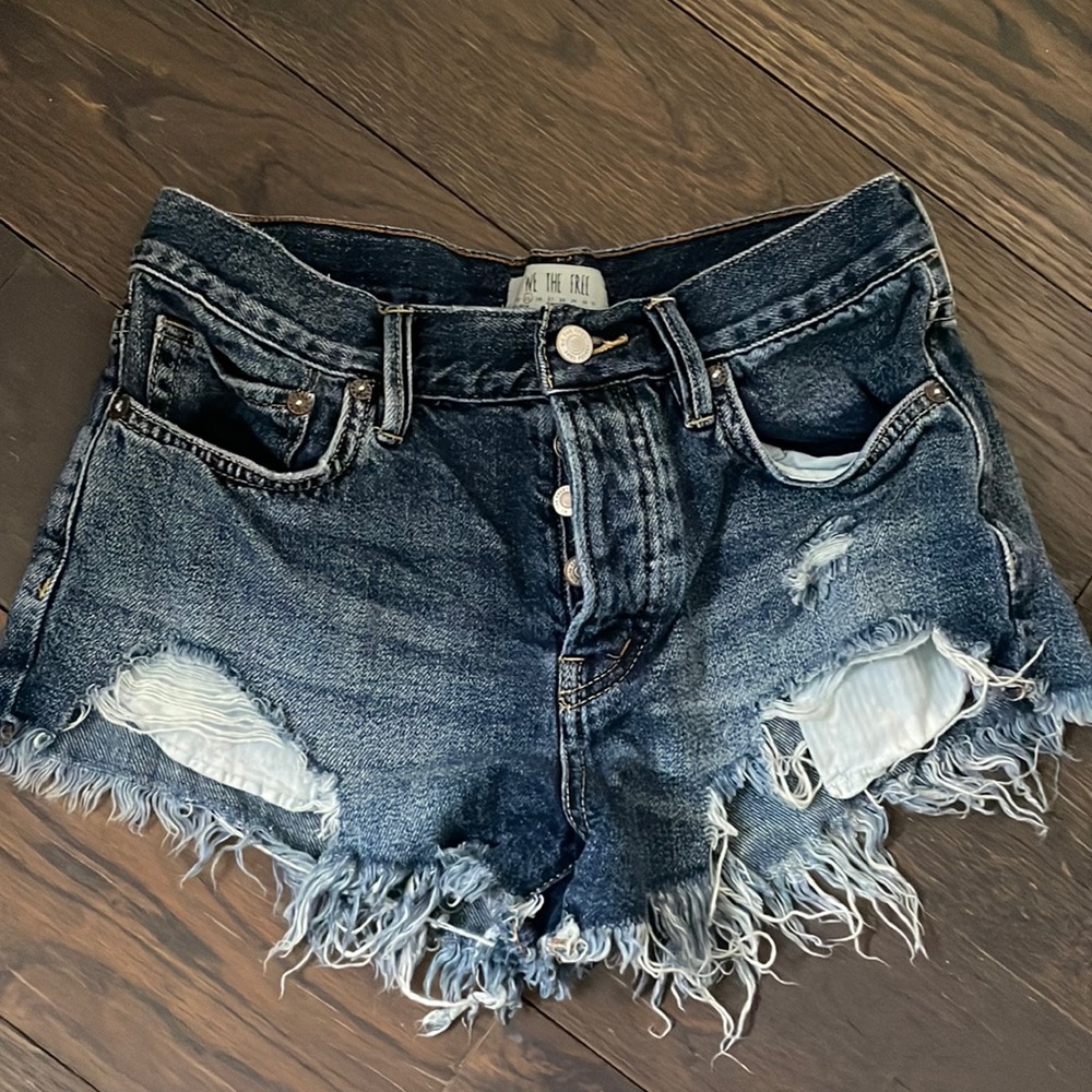 Free People Denim Cutoff Shorts